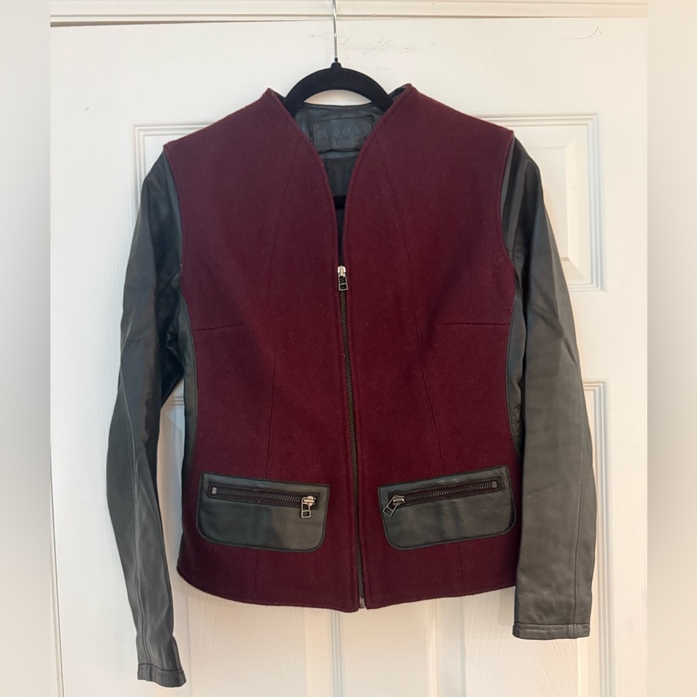 Roots Leather and Wool Jacket